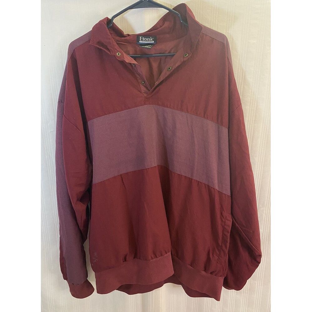 Ethnic‎ Golf Wear Men's Pullover Maroon XL